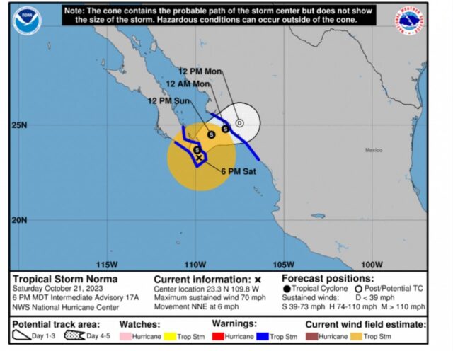 Los Mochis, Guasave, Culiacán y Elota, las regiones del estado en las que Norma dejó el mayor acumulado por las fuertes precipitaciones